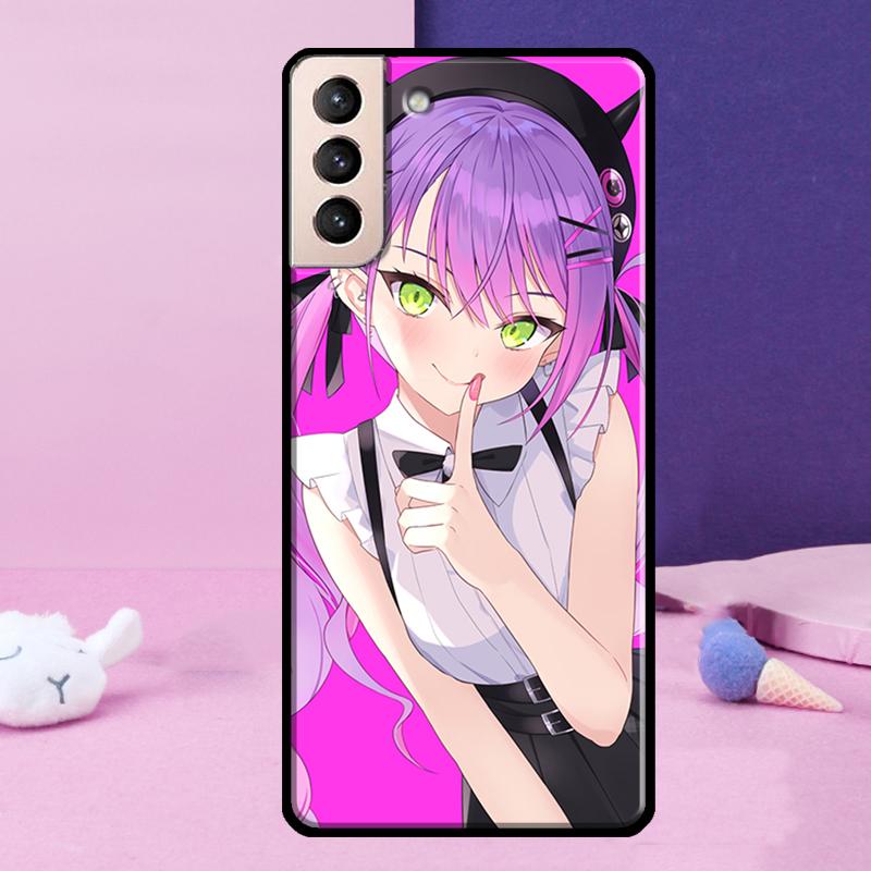 Tokoyami Towa Hololive Phone Case For Samsung Galaxy S25 Ultra S24 Ultra S9 S10 S20 S21 S22 Plus S23 S24 FE Cover