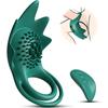 Vibrating Ring, Ring Vibrator with 10 Vibration Patterns, Silicone Adult Sex Toys, Female Couple G-spot Clitoral Vibrator, Adult Sex Toys
