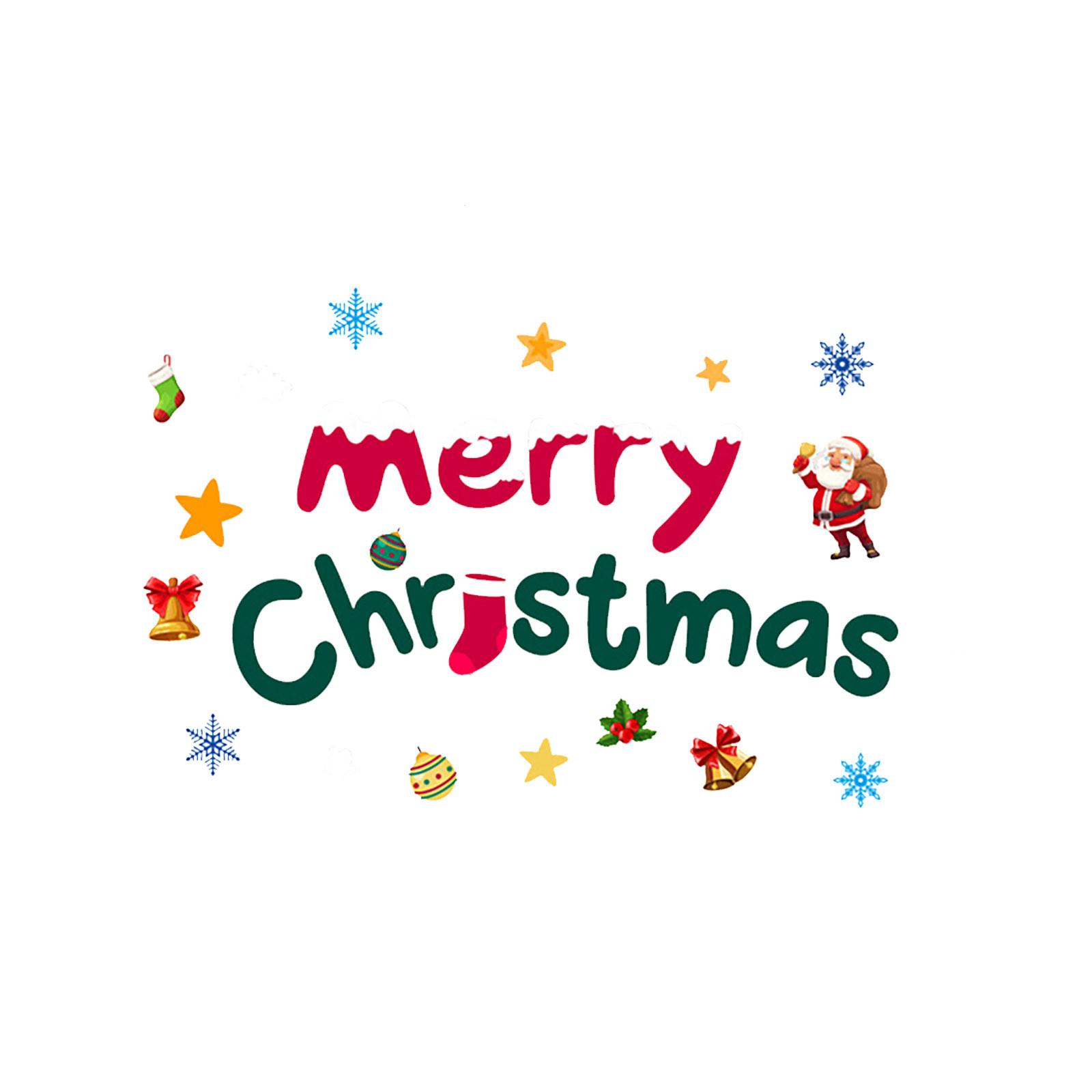 

Рождественские украшения гаража, магниты, наклейки, счастливые праздники, рождественские наклейки на холодильник