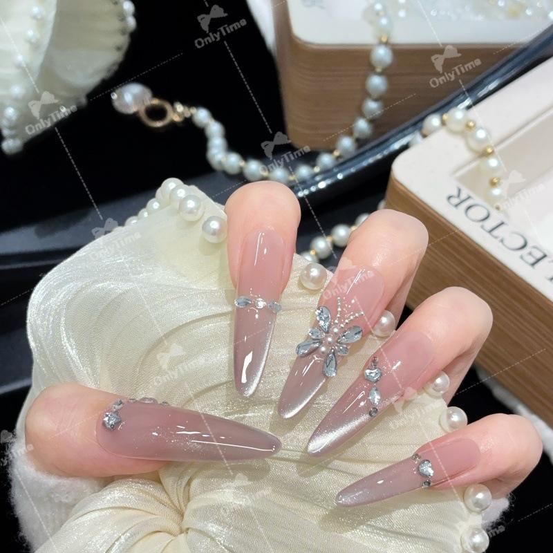 K2027 3D Butterfly Design Elegant Handmade Wearable Nails K2027-M