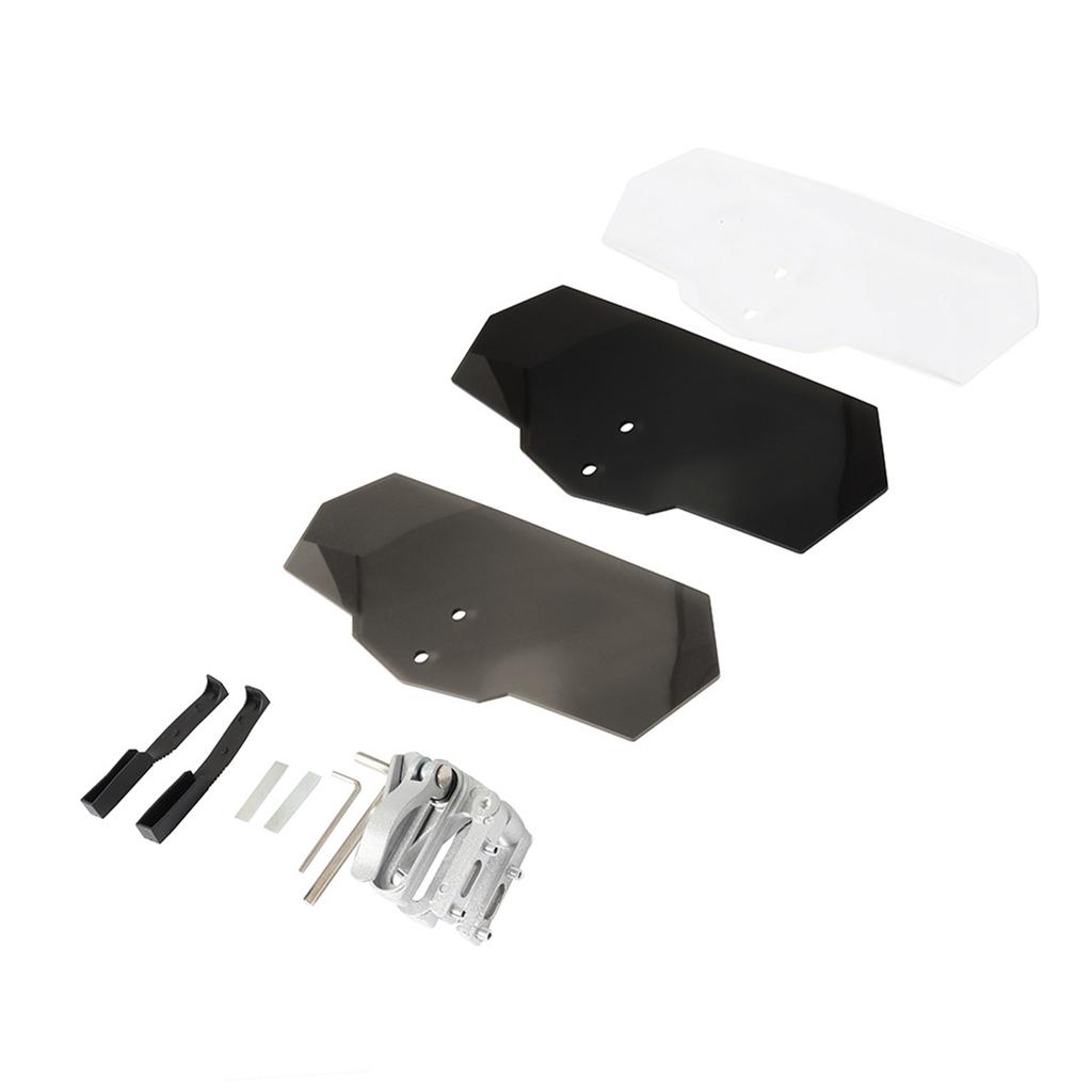 Motorbike Modification Accessories Windshield Clip On Windscreen Extension Wind Deflector Windshield Extension
