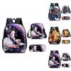 Stylish And Spacious Cartoon Demon Slayer Blade Backpack For School Use