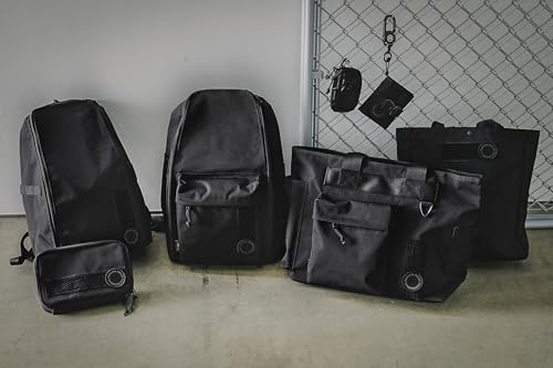 GORDON MILLER Cordura Gadget Pouch, Water-Repellent, Black, 1753420