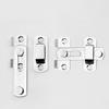 1SET Thickened stainless steel door buckle latch 90 degree sliding door lock Household pet cage door bolt Right angle lock