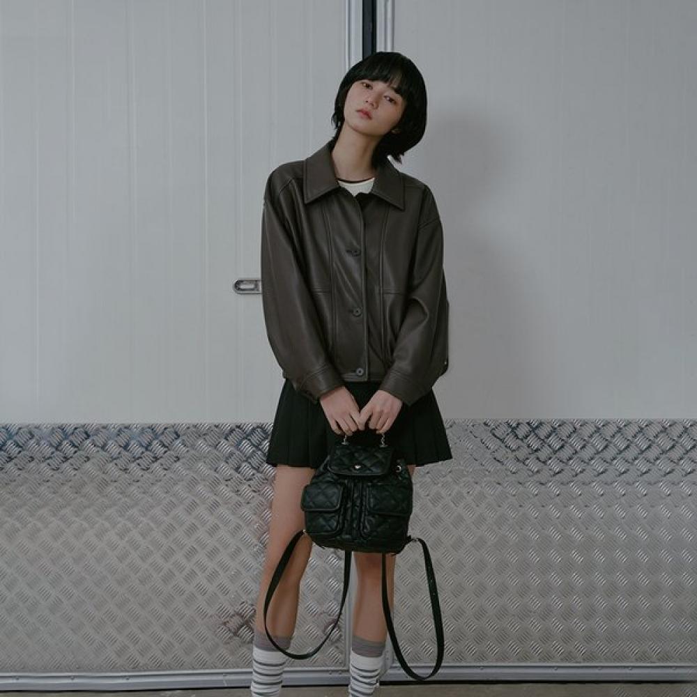 Heart Lap Chain Quilted Backpack As7ab260