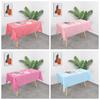 1/3pcs Plastic Tablecloth Disposable Tablecloth Party Picnic Table Waterproof Mat Wedding Home Decoration