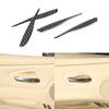 Carbon Fiber Inner Door Handle Trim Cover Sticker For BMW 3 Series E90 05-12
