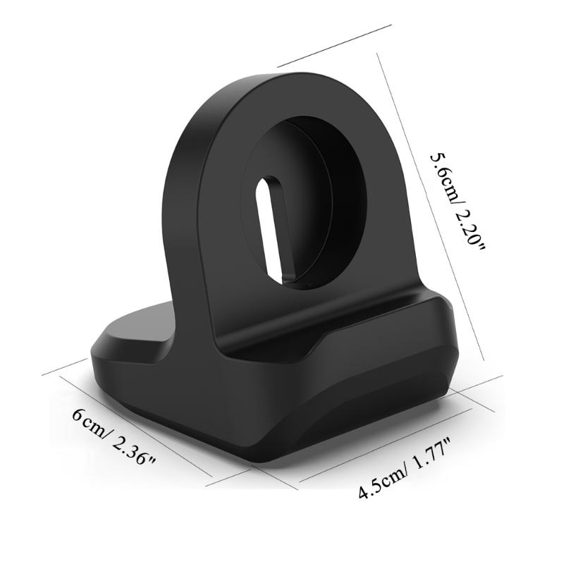 Watch Charging Dock Station Anti-slip Silicone Charger Stand for Watch 12345678 SE, SE2, Watch-ultra Smartwatches