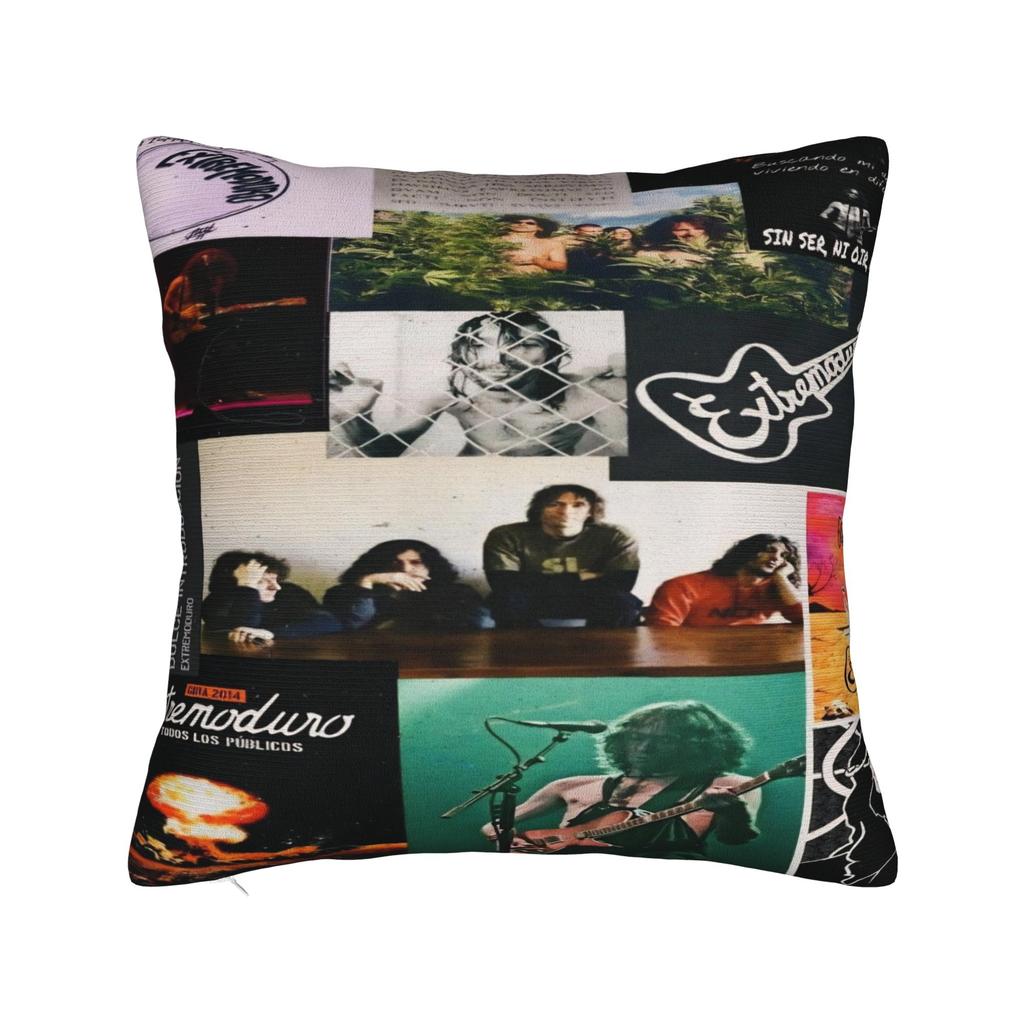 Extremoduro Spanish Hard Rock Band Pillow Case Robe Iniesta Comfy Pillow Cover For Living Room Bed Chair Fashion Pillowcases