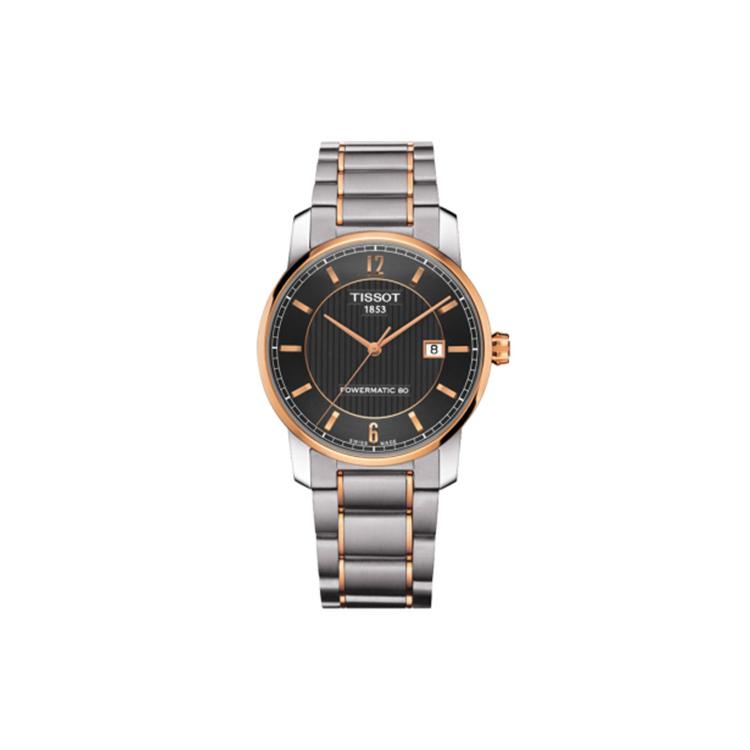 TISSOT Men s Ti Watch T087.407.55.067.00 Dark Gray Watch Dial