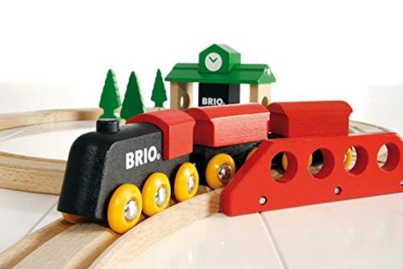 BRIO Classic Rail Set Ages Wooden Wooden Rail Gift Figure-8 [22 Pieces] 33028, 2+ [Toy, Toy, Set, (Birthday/Christmas)]