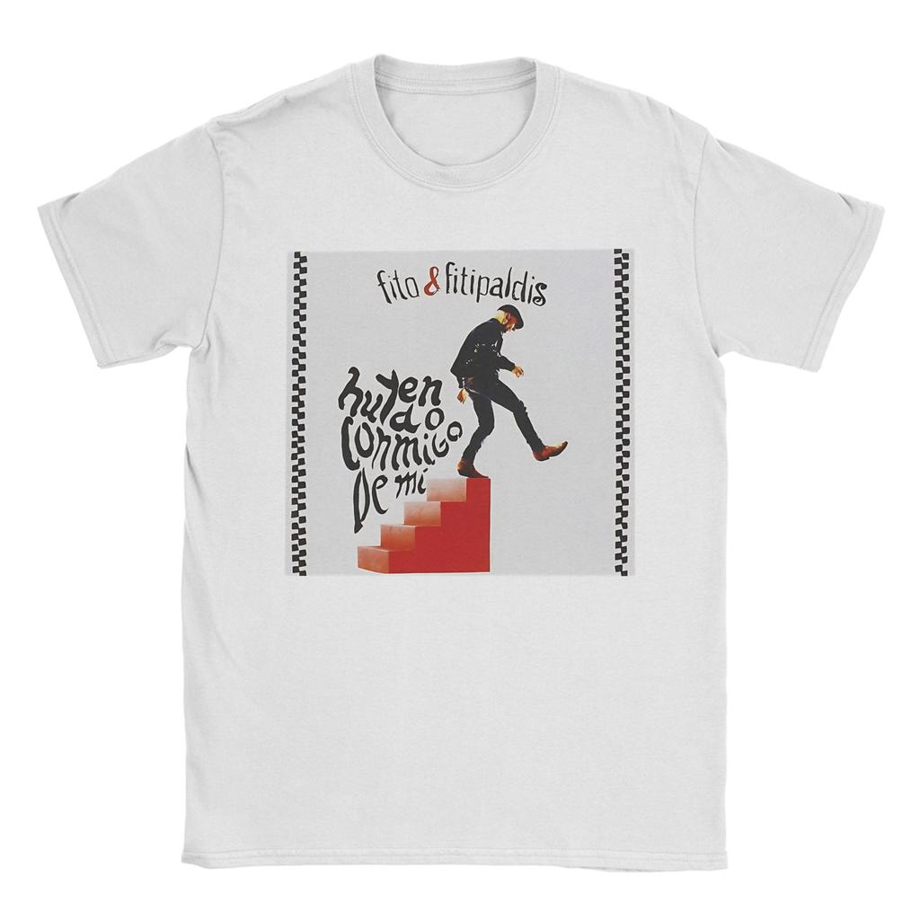 Unisex TShirt Fitos Fitipaldis Band Vintage Pure Cotton Tees Short Sleeve T Shirts Crewneck Clothes Plus Size