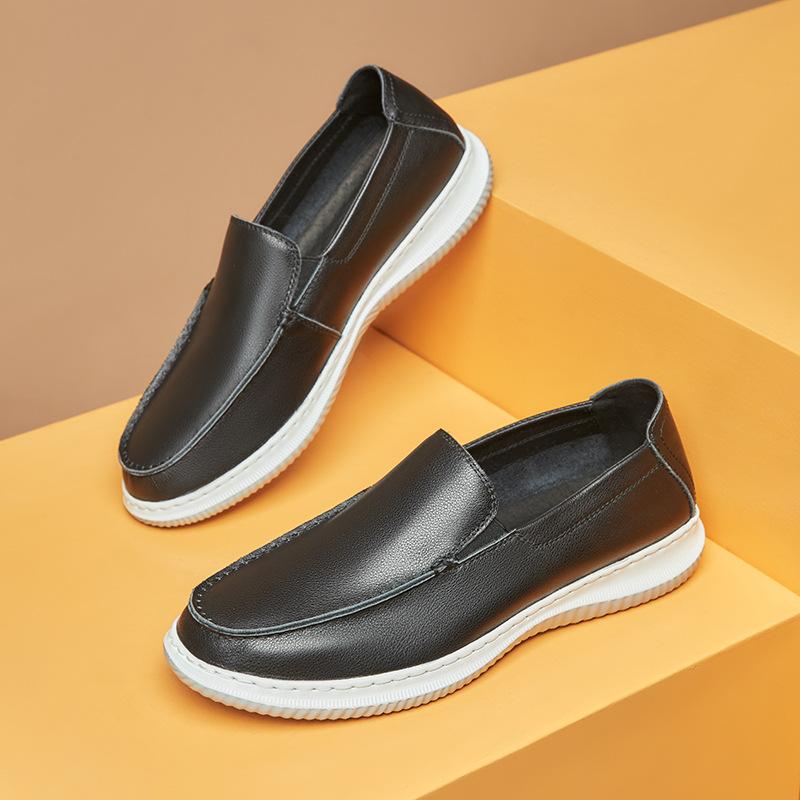 

Модный тренд Новые мужские дизайнерские туфли для вождения из натуральной коровьей кожи, дышащие, слипоны, мужские повседневные лоферы, кроссовки для ходьбы, Zapatos Hombre 40