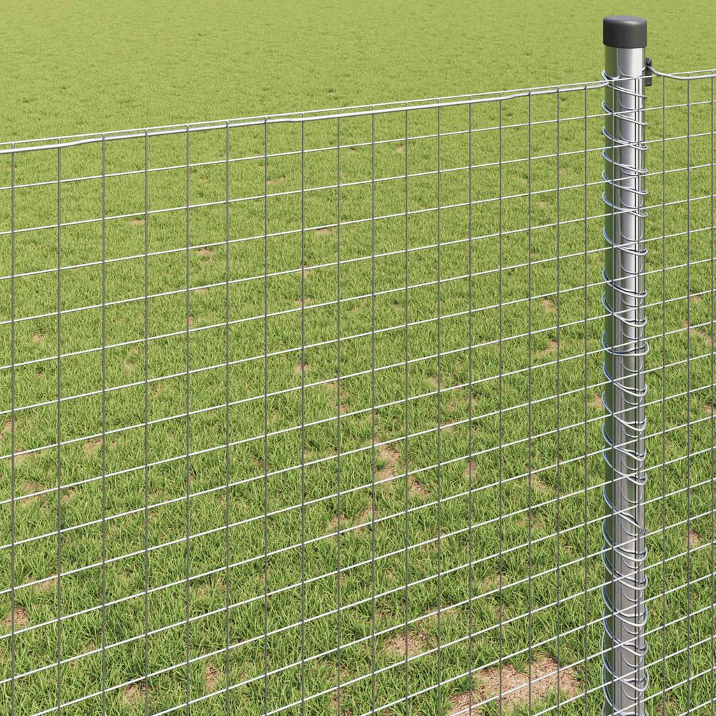 Welded Wire Fence Silver