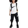 Nike Sportswear Printed Logo Breathable Round Neck Short Sleeve T-Shirt Kids tops White HM4730-100