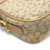 CELINE CMacadam crossbody bag Shoulder Bag PVC/Leather Beige/GoldHardware