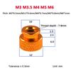 1-10Pcs 10 Colors Anodized Aluminum Knurled Thumb Nut M3-M6 High Step Blind Hole Hand Tight Nut For RC Model Frame