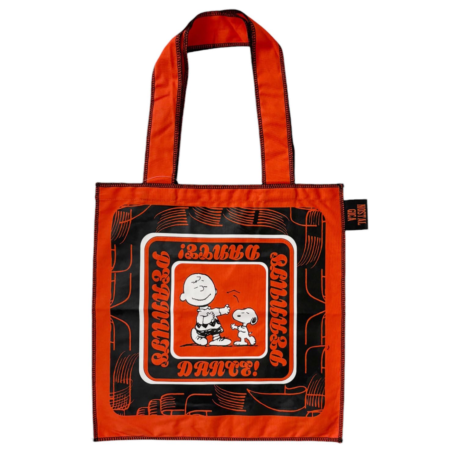 

Small Planet Nostalgica PEANUTS Snoopy Tote Bag Orange