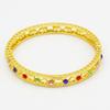 Newly designed Inlaid with colorful cubic zirconia, the bracelet is suitable for daily wear and has a bohemian fashion style pcs Luxury Personalized