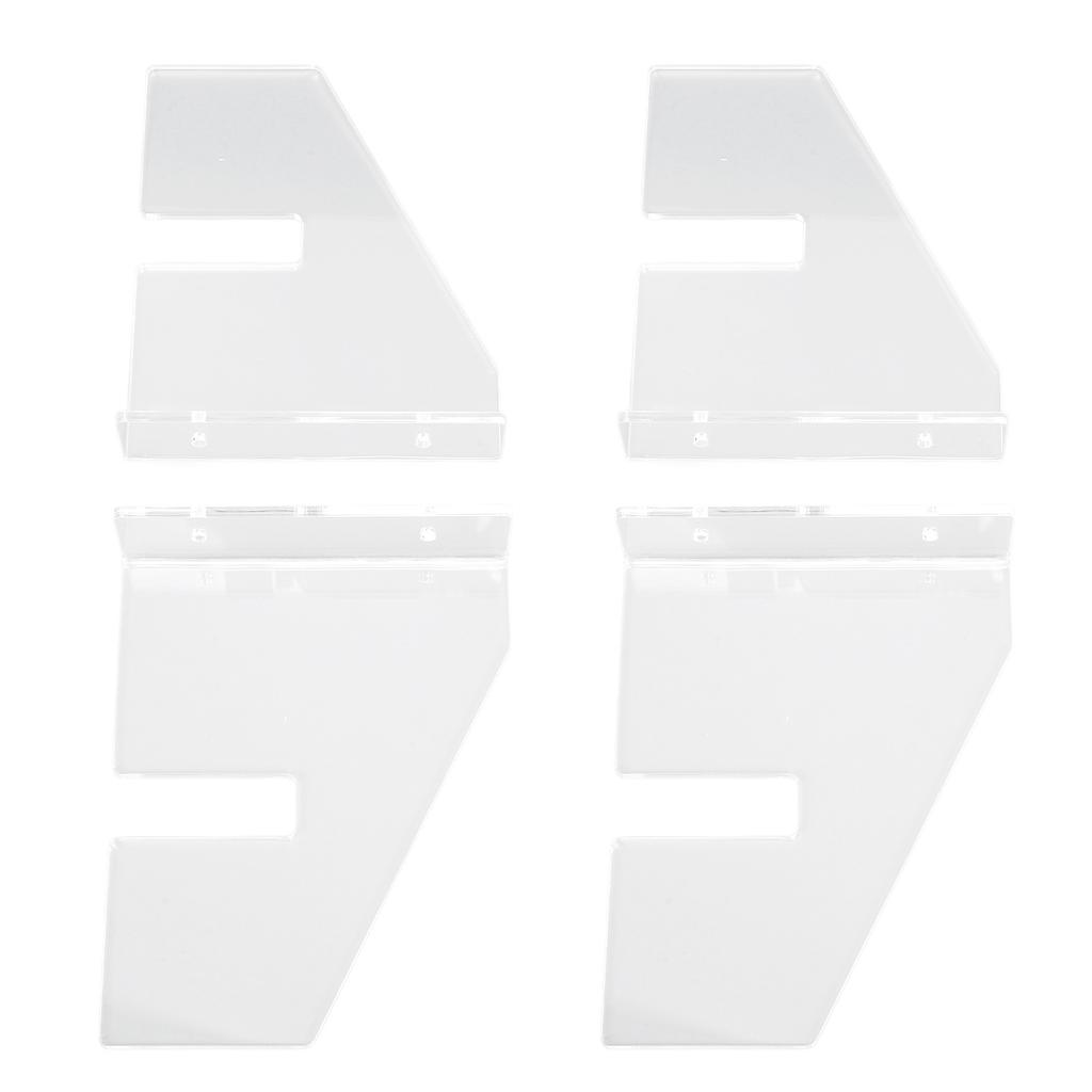 Skateboard Wall Mount Clear Acrylic Storage Display Deck Skateboard Wall Rack for Longboards