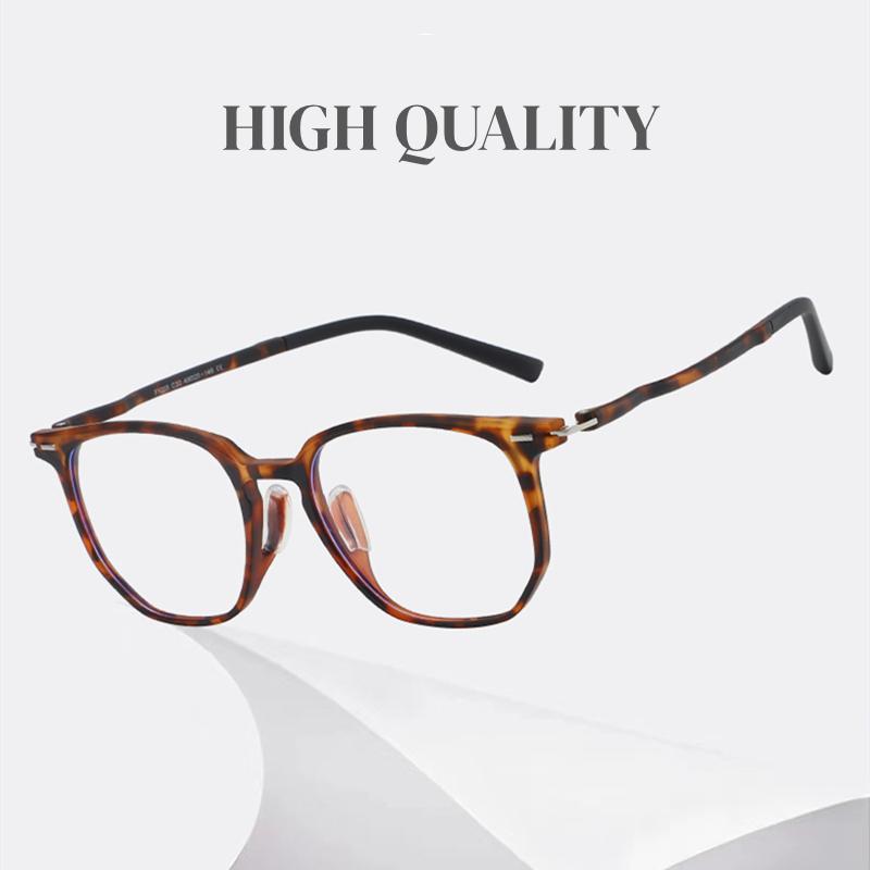 Ultralight  Polygonal Anti Blue Light Reading Glasses For Men Women High Quality Photochromic Presbyopia Glasses