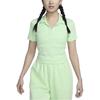 Nike Sportswear Essentials Solid Casual Pullover Short Sleeve Polo Women Tops Vapor-Green DV7885-376