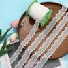 WH80015 Floral Design Elastic Nylon Spandex Narrow Lace Trim for Lingerie Lingerie Stretch LaceTrimmings