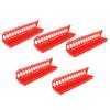 5Set Thicken Bird Feeder Outdoor Hanging Plastic Pigeons Feeding Device Cage Accessory Red
