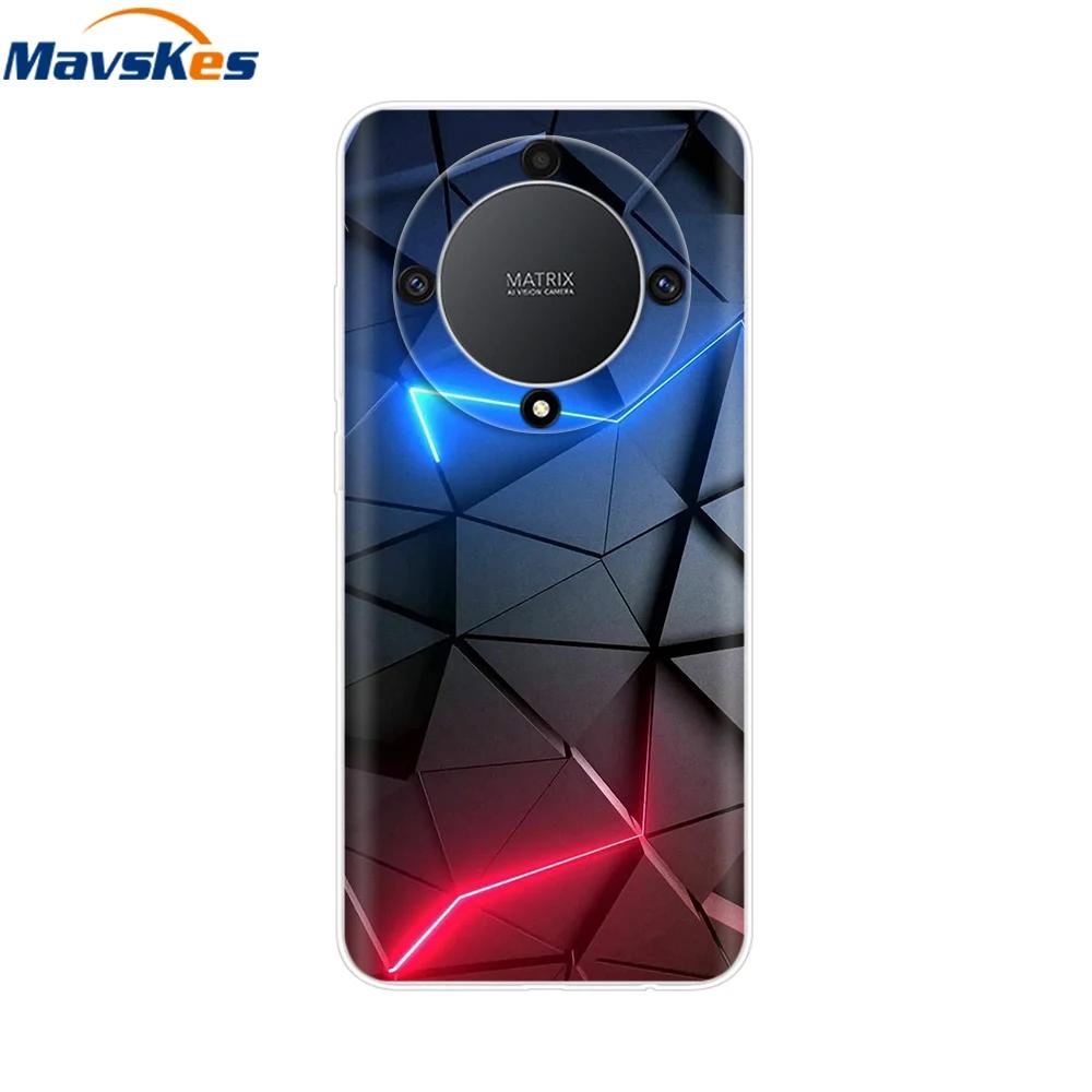 Soft Case For Honor Magic6 Lite TPU Silicone Phone Case For Honor X9b X9a Magic 5 6 Lite 5G Protective Shell Back Cover Fundas