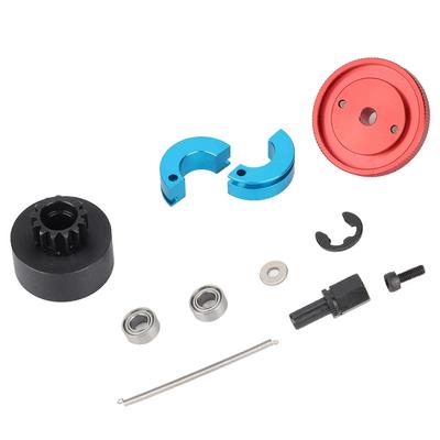 1 Set 13T Flywheel Speed Clutch Variator Set Bell Springs Fit for 110 RC Nitro Engine(Red)