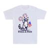Feral & Free Funny Patriotic Racoon Feral And Free 4th of July Men's T-Shirt Unisex T-Shirt