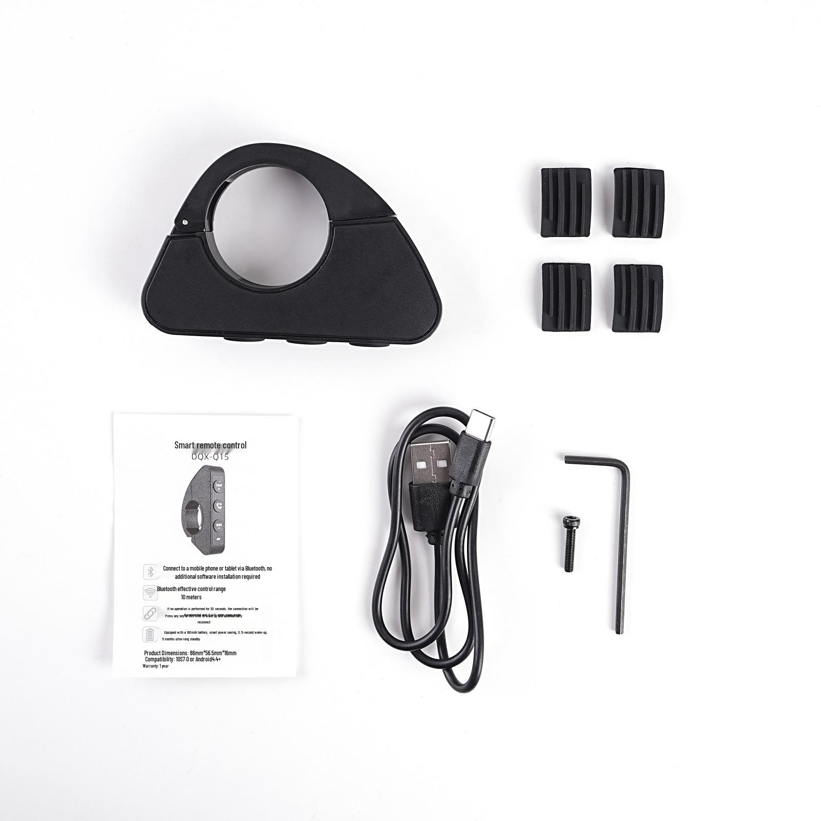 SUKOU Bluetooth Wireless Remote Control for Bicycle and Motorcycle Handlebars