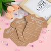 Kraft Paper Baby Gender Reveal Cards Activity Cards Hanging Ornaments Baby Shower Predictions Cards Decorations Cards