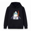 Kids Boys Girls Hoodie, Cute Snorkeling Shark Printed Pullover Sweatshirt, Casual Long Sleeve Shark Area Pattern Hooded Top for Children Daily Wear