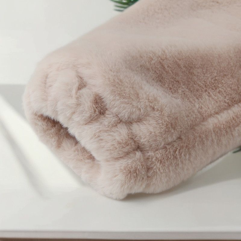 Women's Coral Fleece Jacket Autumn Winter Loose Warm Plush Jacket Stand Collar Thick Cotton Plush Jacket