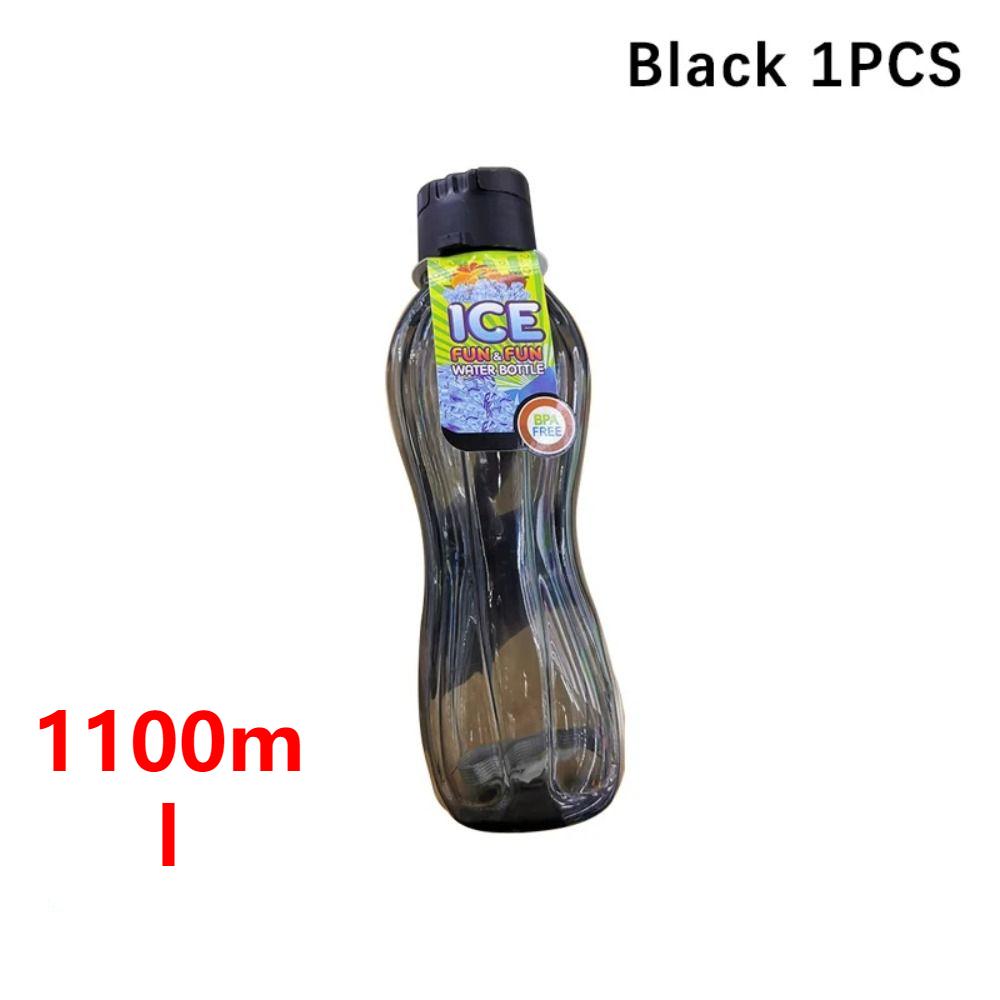 800/1100ML Plastic Water Bottle Large Capacity Leak Proof Outdoor Sports Water Cup with Handle Strap Lightweight