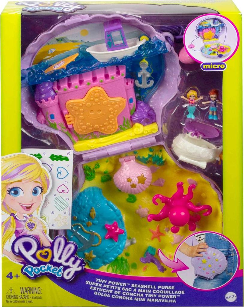 POLLY POCKET TINY POWER Seashell Purse