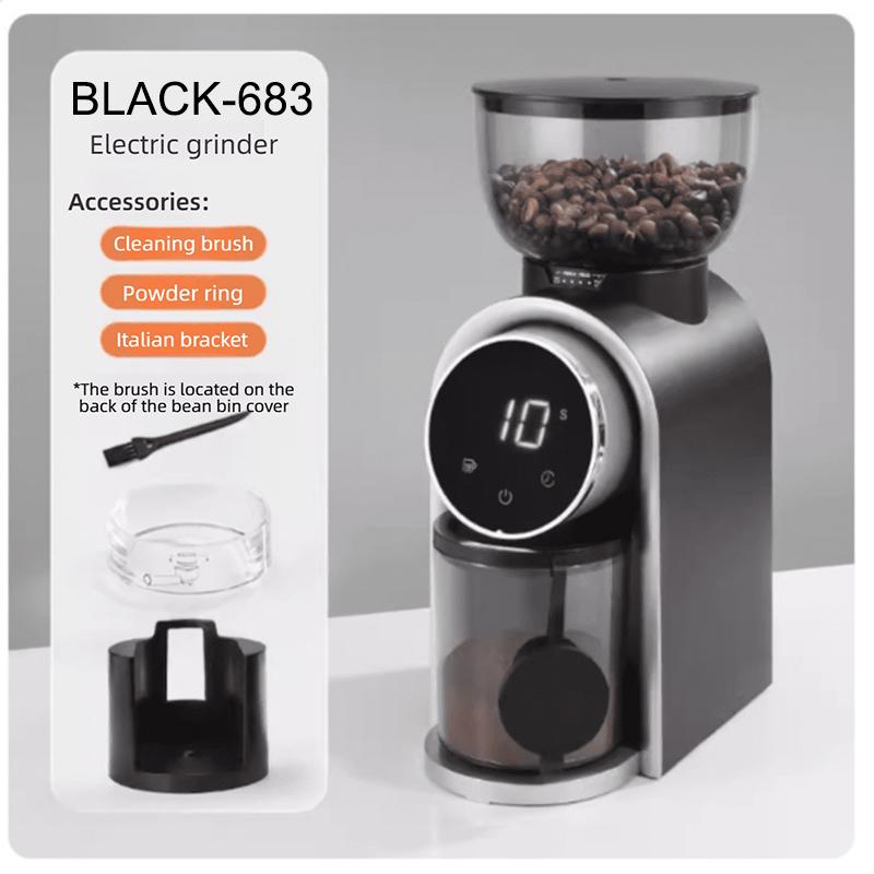 Electric Bean Grinder Coffee Bean Grinder Hand-operated Italian Grinder Household Small Size Coarse and Fine Can Be Researched