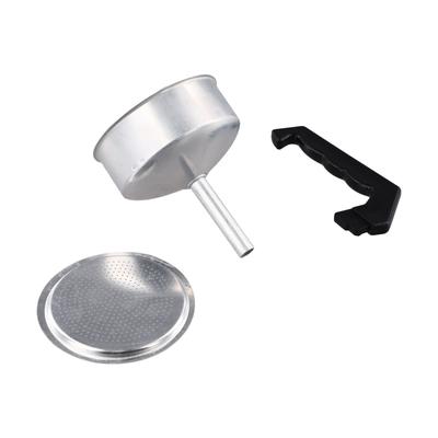 Restore the Functionality of Your Espresso Coffee Moka Pot with Top Grade Replacement Parts Handle Gasket Seal Funnel Filter