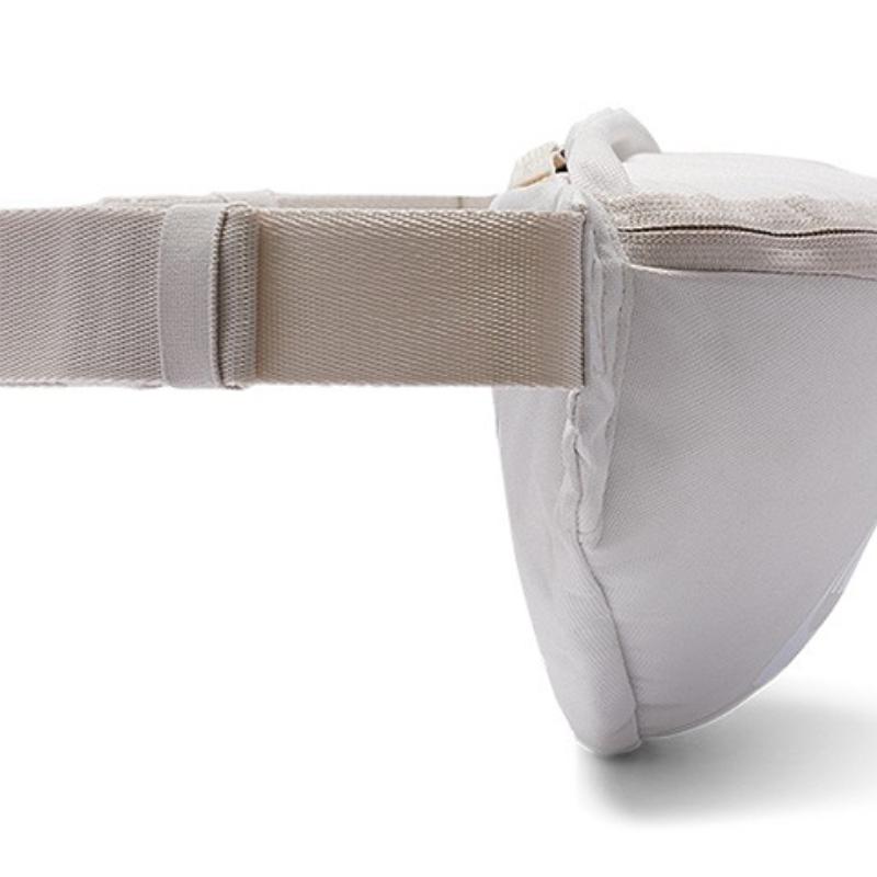 Nike Polyester One Shoulder Crossbody Bag Sling Bag Fanny Pack Regular Unisex Gray White Casual BA5750-030