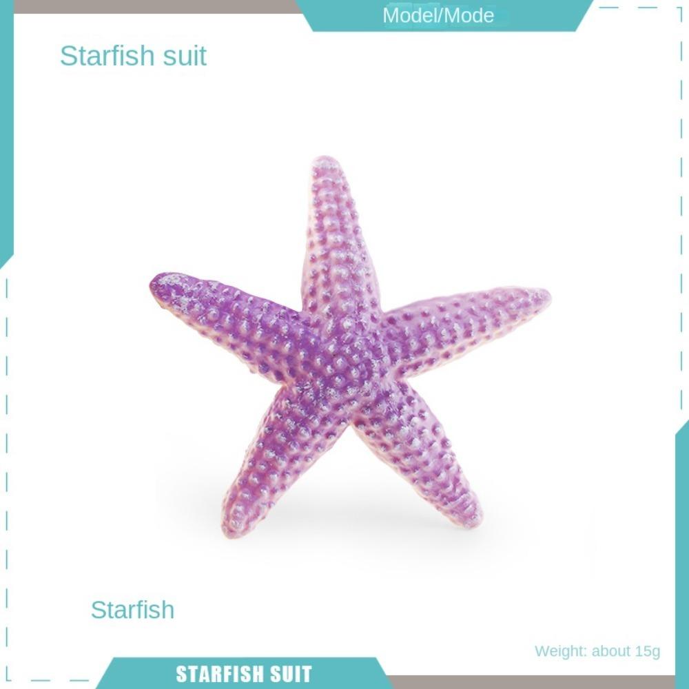 Lifelike Jellyfish Starfish Anemones Solid Realistic Ocean Action Figure  Education Toys