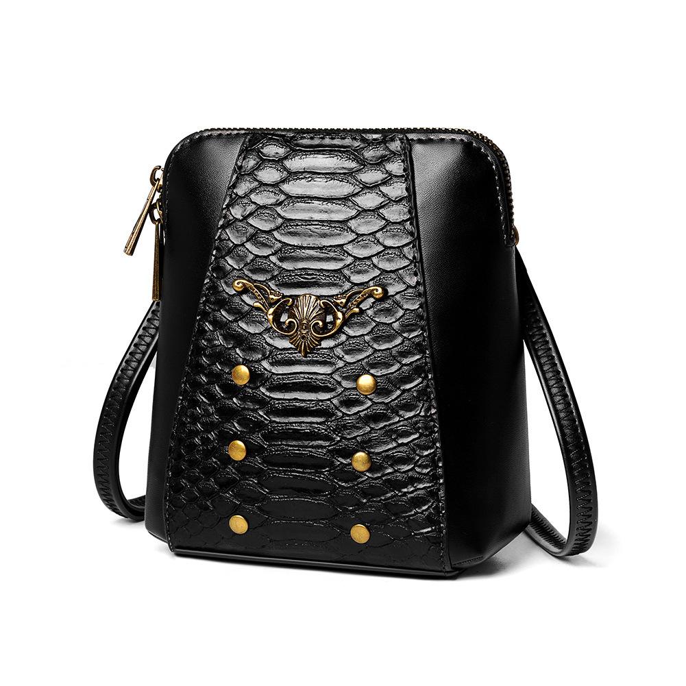 Damska torba crossbody Fengchao, Zewnętrzna torba crossbody na jedno ramię ze skóry PU, Torba na telefon komórkowy, Mała torba podróżna