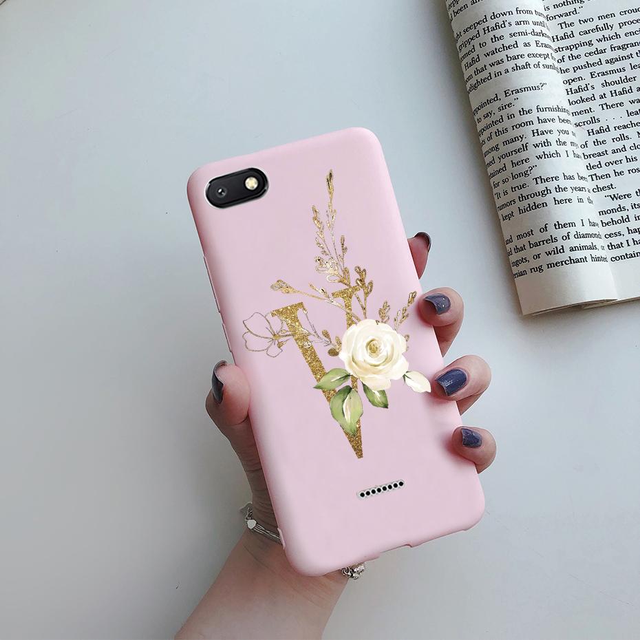 

for Xiaomi redmi 6 a6 6a case cover silicone cute Letters soft phone case on for redmi6 Xiaomi redmi 6 redmi6a cover funda coque Redmi 6A