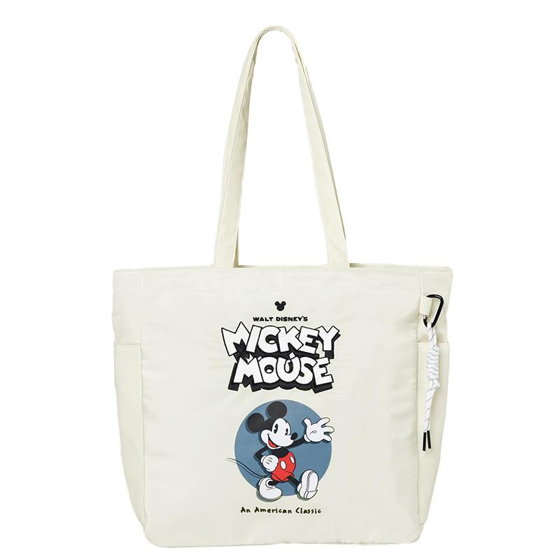 

Новая нейлоновая сумка через плечо Disney Mickey Series, обычная, унисекс, экрю DHH23616-A 30*12*32CM