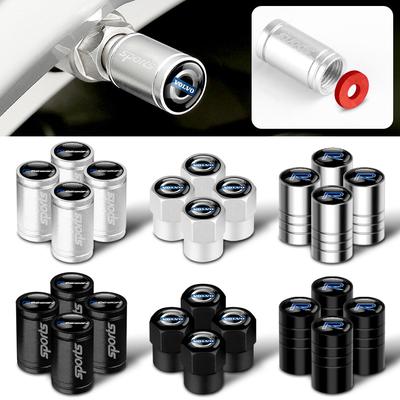 4Pcs Car Metal Wheel Tire Air Valve Dust Caps Accessories For R Xc60 V50 V40 Xc90 S60 S40 S60 V90 V60 Ex90 S90 Xc40 C40 T6