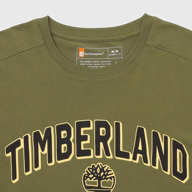 Timberland Men's SPHAGNUM Short Sleeve Logo Graphic T-Shirt, Size M (TB0A42T5EG51)
