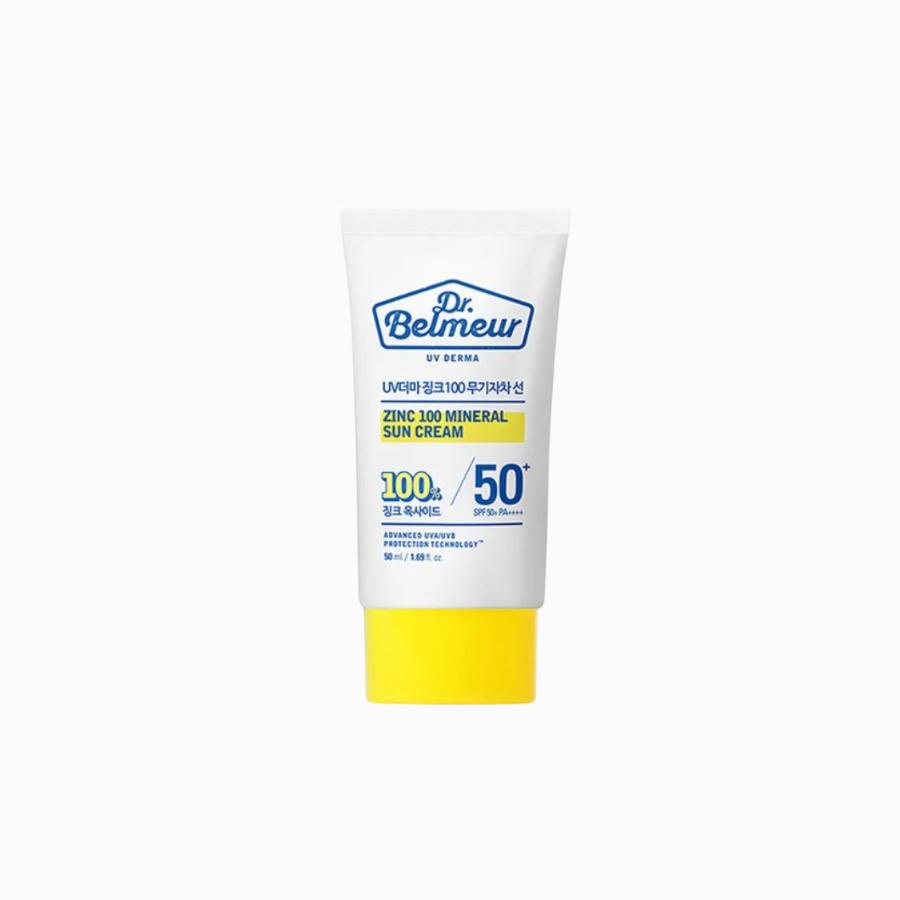 The Face Shop Dr. Belmeur UV Derma Zinc 100 Mineral Sunscreen 50mL (SPF50+ PA++++)