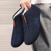 MAEDEF Men's Shoes Lightweight Comfortable Men's Slippers Warm Designer Slip On Flats Shoes Man Loafers Indoor Home Cotton Shoes