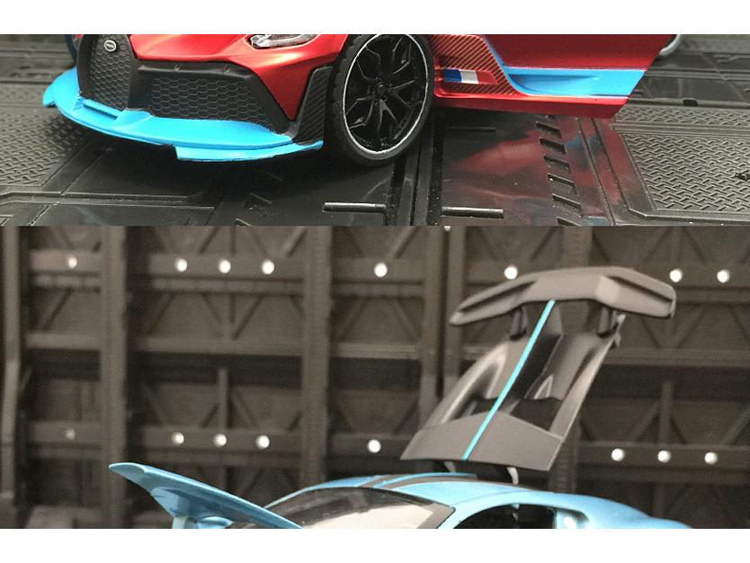 XA3217 Alloy Supercar Model with Sound & Light - Pull Back Metal Toy Car for Boys