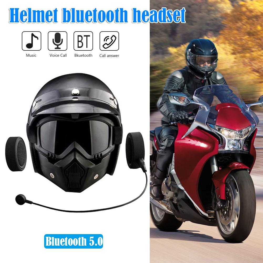 Wireless Headset Waterproof Handsfree Earphones BT17 Bluetooth-compatible 5.0+EDR for Motorcycle Intercom